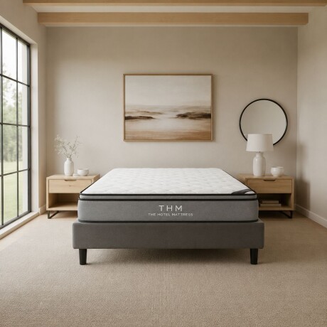 Sommier plaza y media HAMPTONS Hybrid Ruthenium Sommier plaza y media HAMPTONS Hybrid Ruthenium
