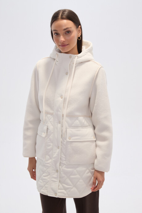 Campera Tessal Marfil / Off White