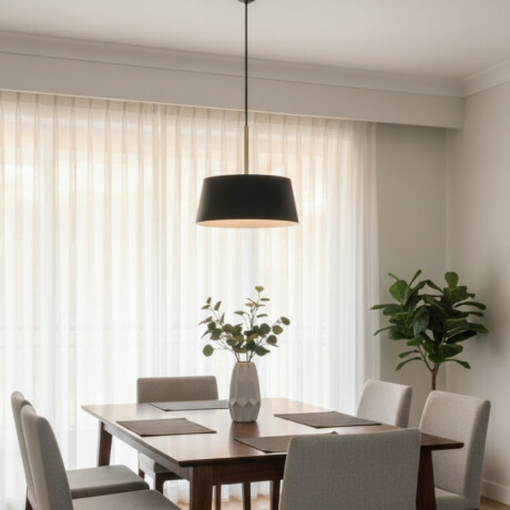 ARTEFACTO COLGANTE DECORATIVO BENSON SMALL - NEGRO Lámpara Colgante Decorativa Benson Small Negra