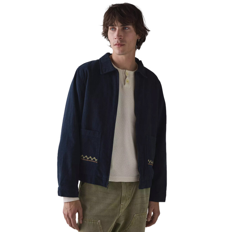 Campera Rhythm Arugam Twill - Azul Campera Rhythm Arugam Twill - Azul