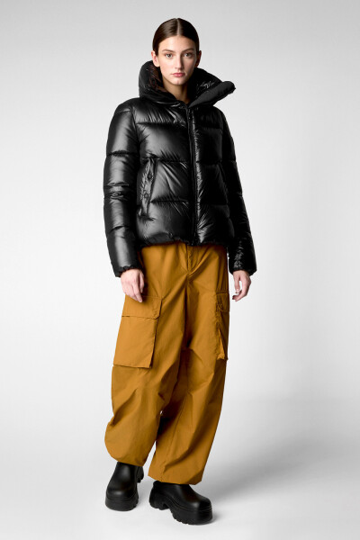 JACKET ISLA Negro