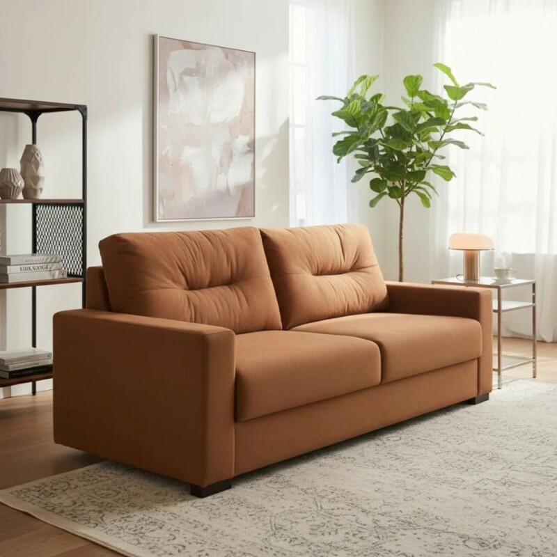 SOFA 3.5 CUERPOS - TELA EASY CLEAN TOSTADO SOFA 3.5 CUERPOS - TELA EASY CLEAN TOSTADO