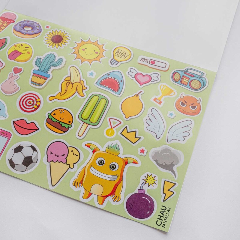 Block Stickers Coloreables Chau Pantallas Block Stickers Coloreables Chau Pantallas