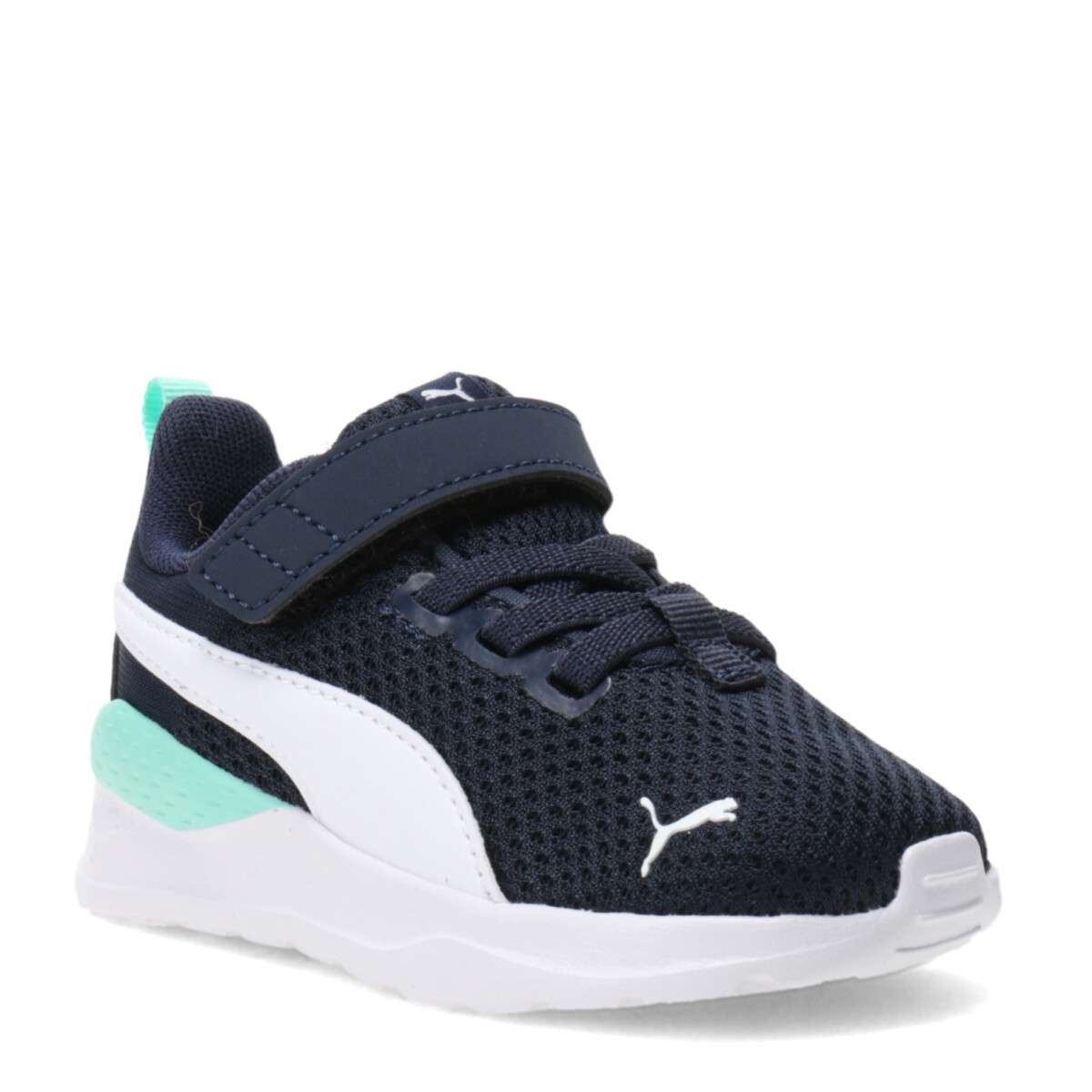 Championes de Niños Puma Anzarun Lite - Azul Marino - Blanco - Verde 