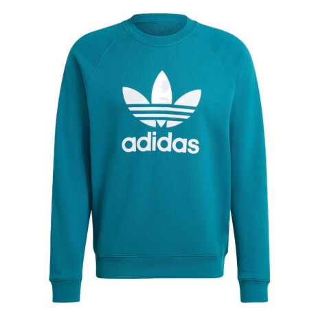 Buzo Adidas Trefoil Crew Celeste