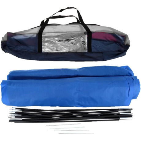 Carpa Iglú 2 Personas P/ Camping 2.00x1.45m + Bolso Azul Oscuro