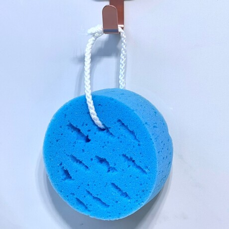 Esponja Baño Exfoliante Circular Celeste Esponja Baño Exfoliante Circular Celeste