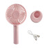 Mini Ventilador Usb De Mano Portátil O De Mesa Recargable Variante Color Rosado