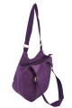 Bolso de Hombro en Tafeta Amasada Violeta