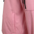 HOODIE POLY FLEECE GIRLS TRNG rosa par m ROSA/GRAFITO