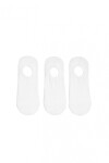 Medias Pack x3 Invisibles Blanco
