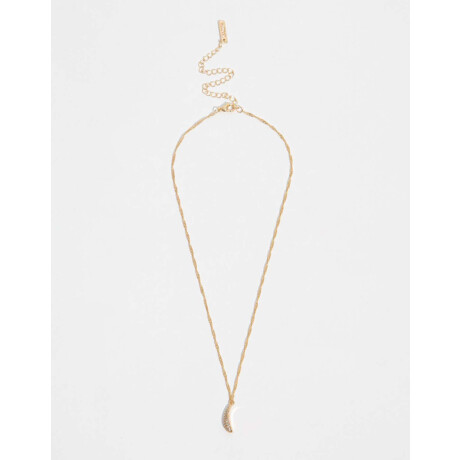 Collar Con Dije De Gota Dorado