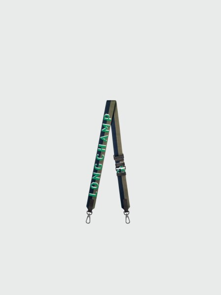 LONGCHAMP - CORREA AJUSTABLE SHADOW - 5 X 86/126CM Verde
