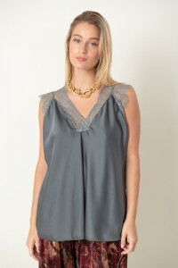 BLUSA AMMOLITA Gris