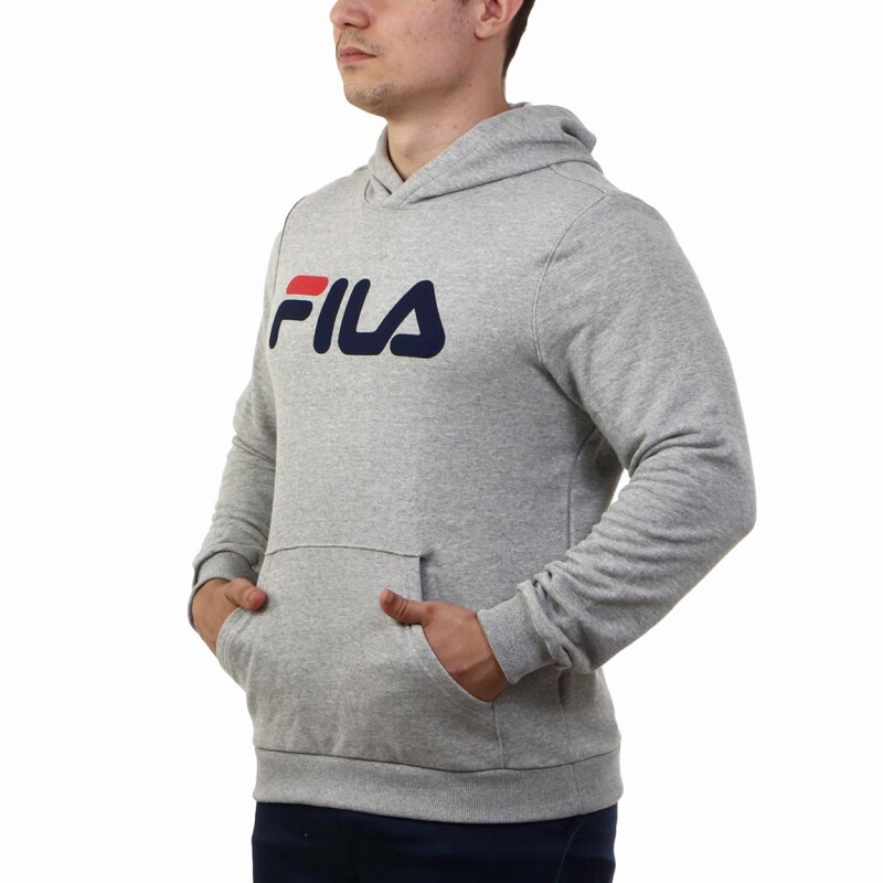 Fila Buzo Canguro Masculino Letter - Grey Gris