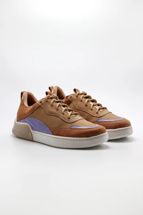 Zapatilla Riad Salmon, Rosa, Violeta Y Blanco