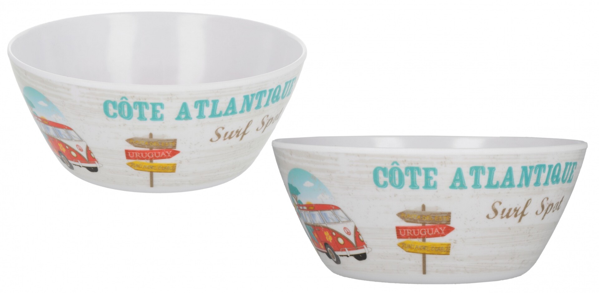 Bowl de melamina para ensalada Linea Cote Atlantique 