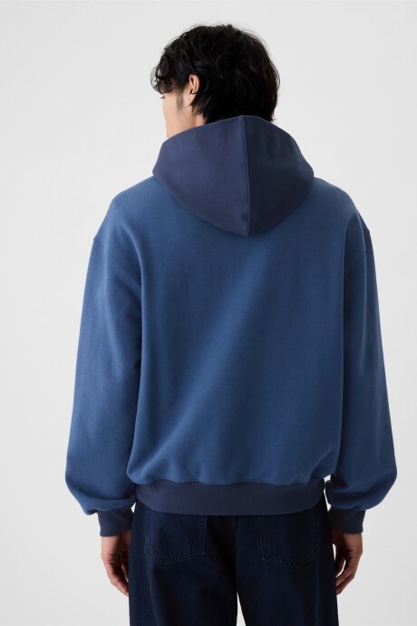 Buzo Canguro Logo Gap Hombre Night Sky