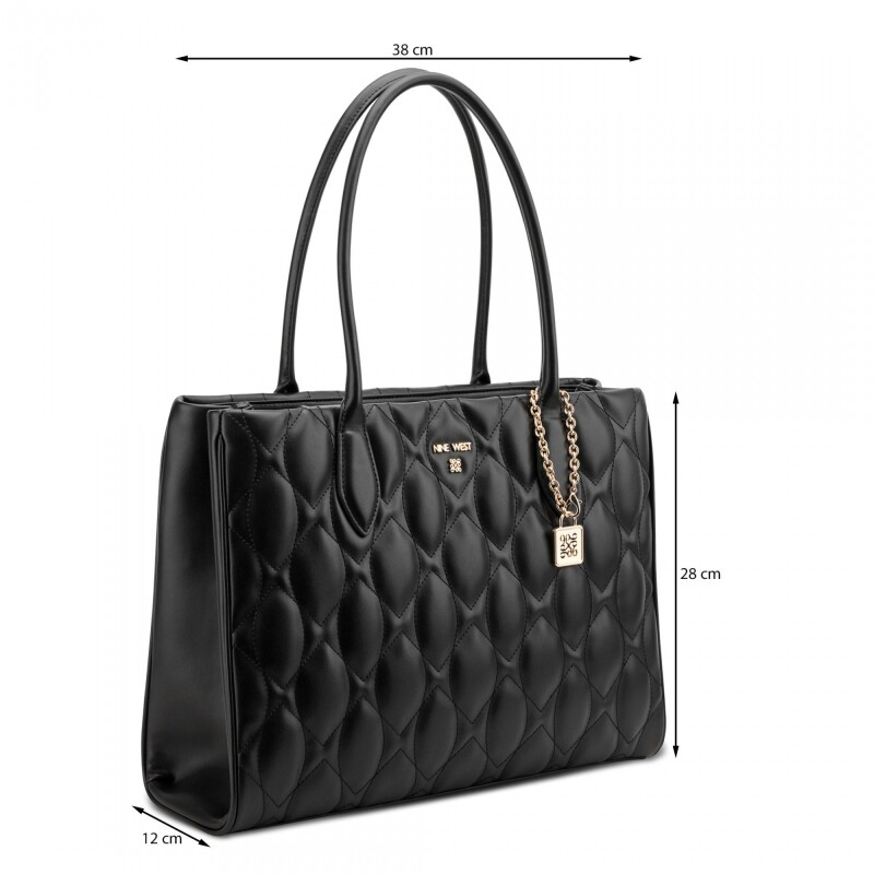 Tote Hb Rue 2 Comp Tote Black