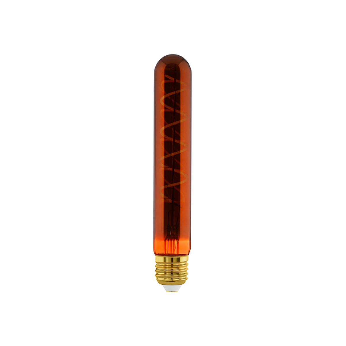 Lámpara LED tubo spiral cobre E27 4W cálida 30Lm - EG5368 