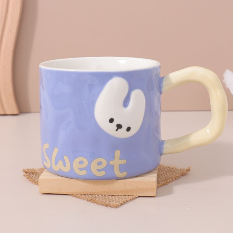 Taza De Cerámica Conejitos - 410ml Taza De Cerámica Conejitos - 410ml