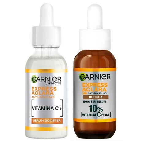 Pack Serum Garnier Aclara Noche 30ml + Sérum Aclara Día 30ml Pack Serum Garnier Aclara Noche 30ml + Sérum Aclara Día 30ml
