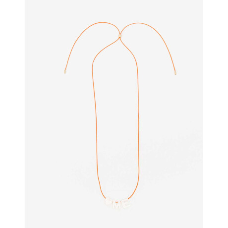 Collar Corto Nácar Me Naranja Claro