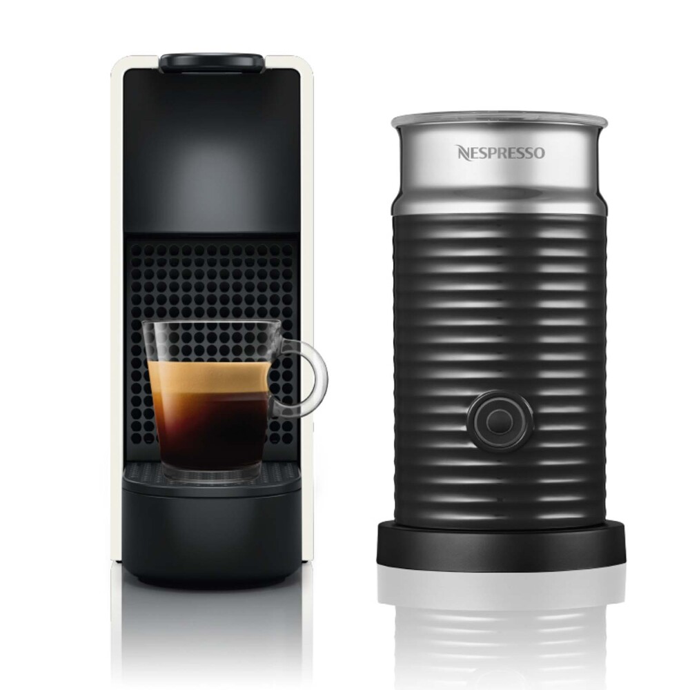 CAFETERA NESPRESSO ACERO BLANCO ESSENZAC30 AEROCCINOBLACK ESSZCWAERO