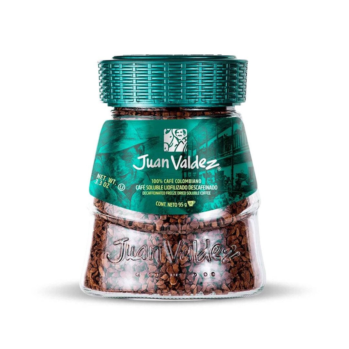 Café Soluble Descafeinado Juan Valdez - 95 Grs 