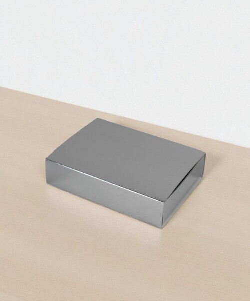 Caja fosforo 10x14x3 cm. PLATA