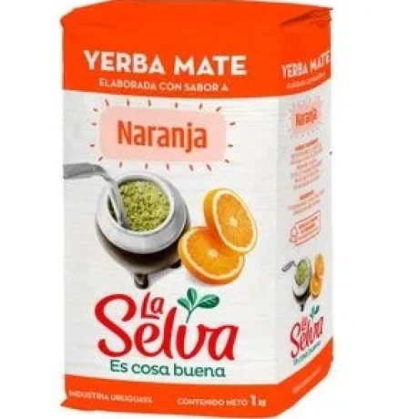 YERBA LA SELVA 1 KG NARANJA YERBA LA SELVA 1 KG NARANJA