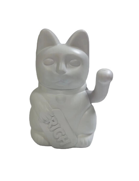 GATO DECORATIVO 12.5x10.5x16.5CM BLANCO/PAZ GATO DECORATIVO 12.5x10.5x16.5CM BLANCO/PAZ