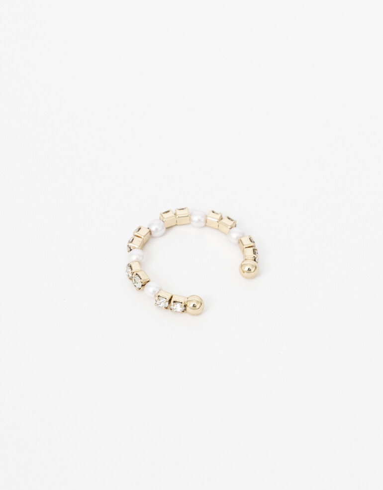 Anillos Chicos Perla Anillo Strass & Perla - Dorado