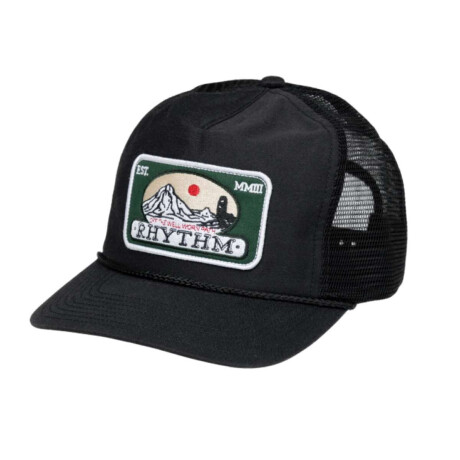 Gorro Cap Rhythm Horizon Trucker Negro