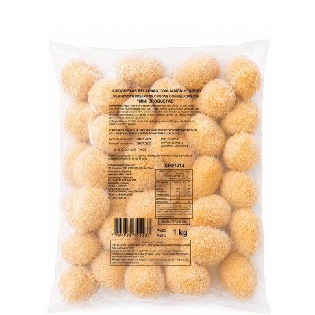 CROQUETA JAMÓN Y QUESO 1KG CROQUETA JAMÓN Y QUESO 1KG