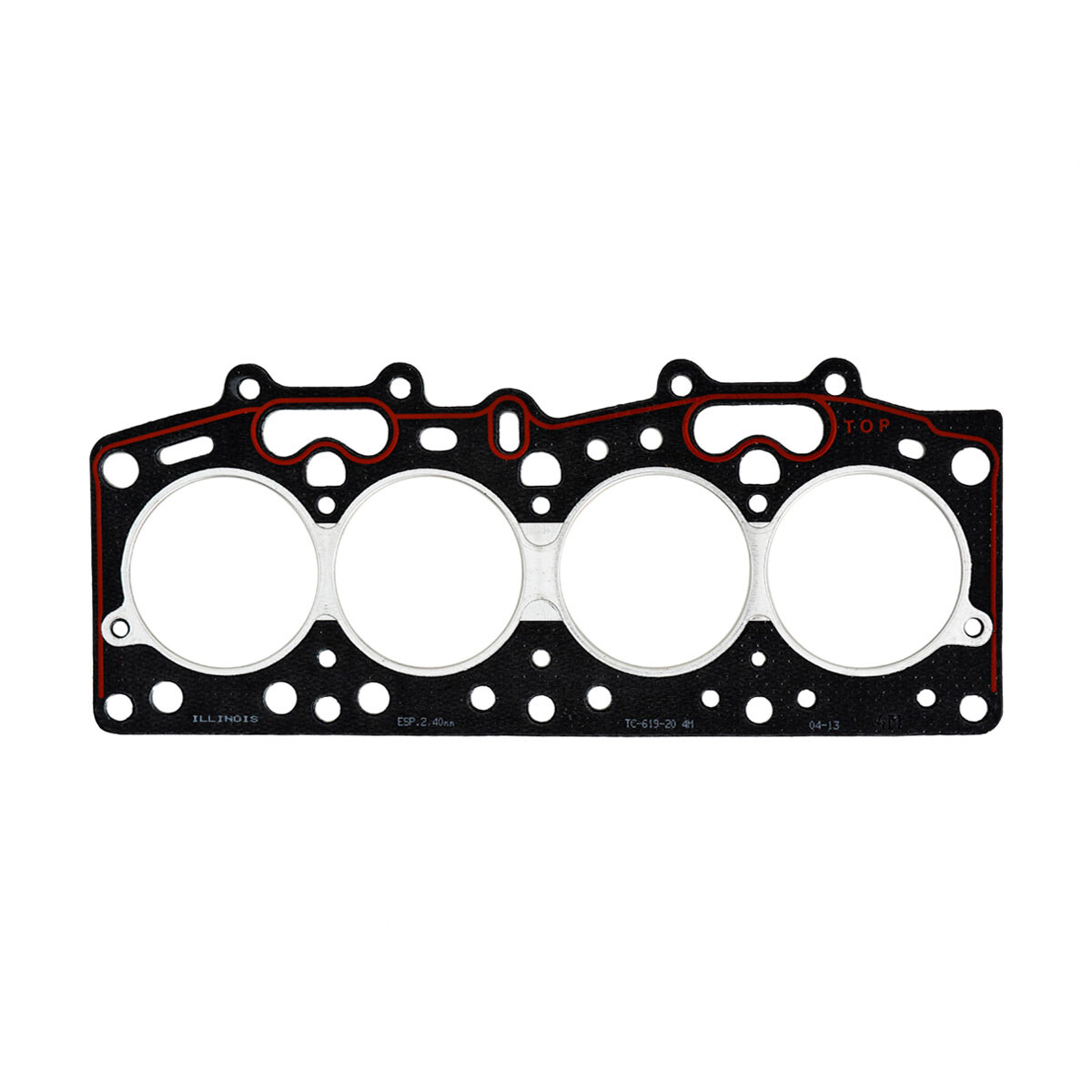 JUNTA FIAT TAPA CILINDROS MOTOR 1.3 DIESEL (4M)ESPESOR 2.40MM ILLINOIS 