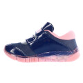 Championes de Niña KIDY con velcros Azul Marino - Rosa