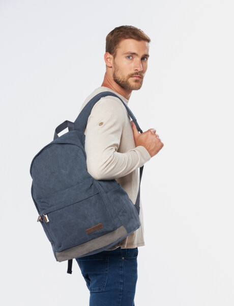 MOCHILA DE LONA Azul