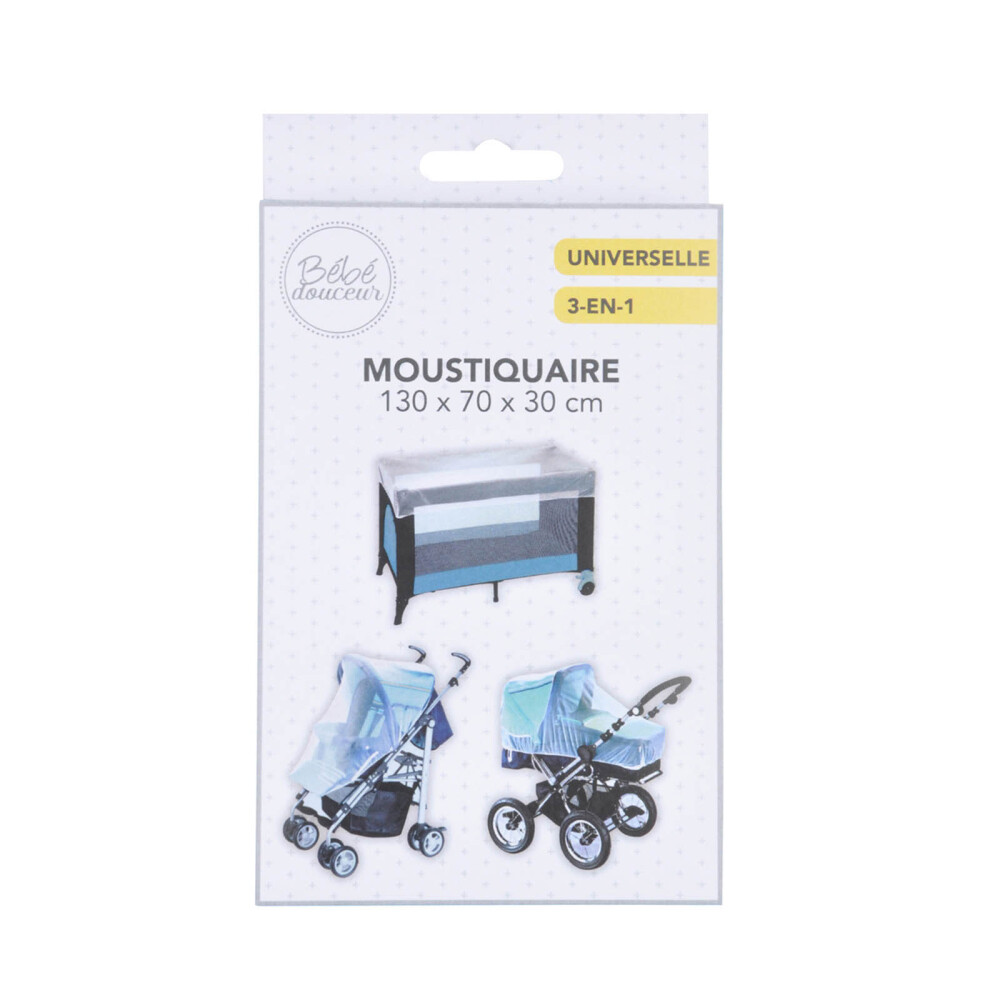 MOSQUITERO UNIVERSAL PLASTICO TRANSPARENTE KIDS