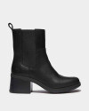 Botas Chelsea Bellevaux Mid Mujer Black Full Grain