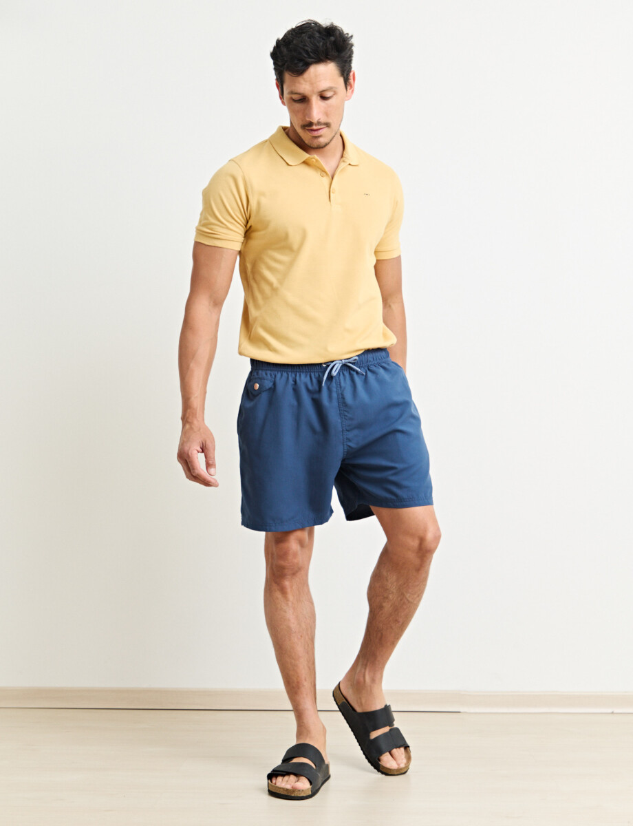 450625 SHORT HARRINGTON LABEL Azul Oscuro