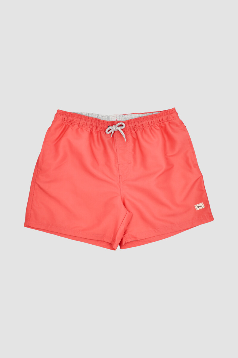 Short basic Hot coral