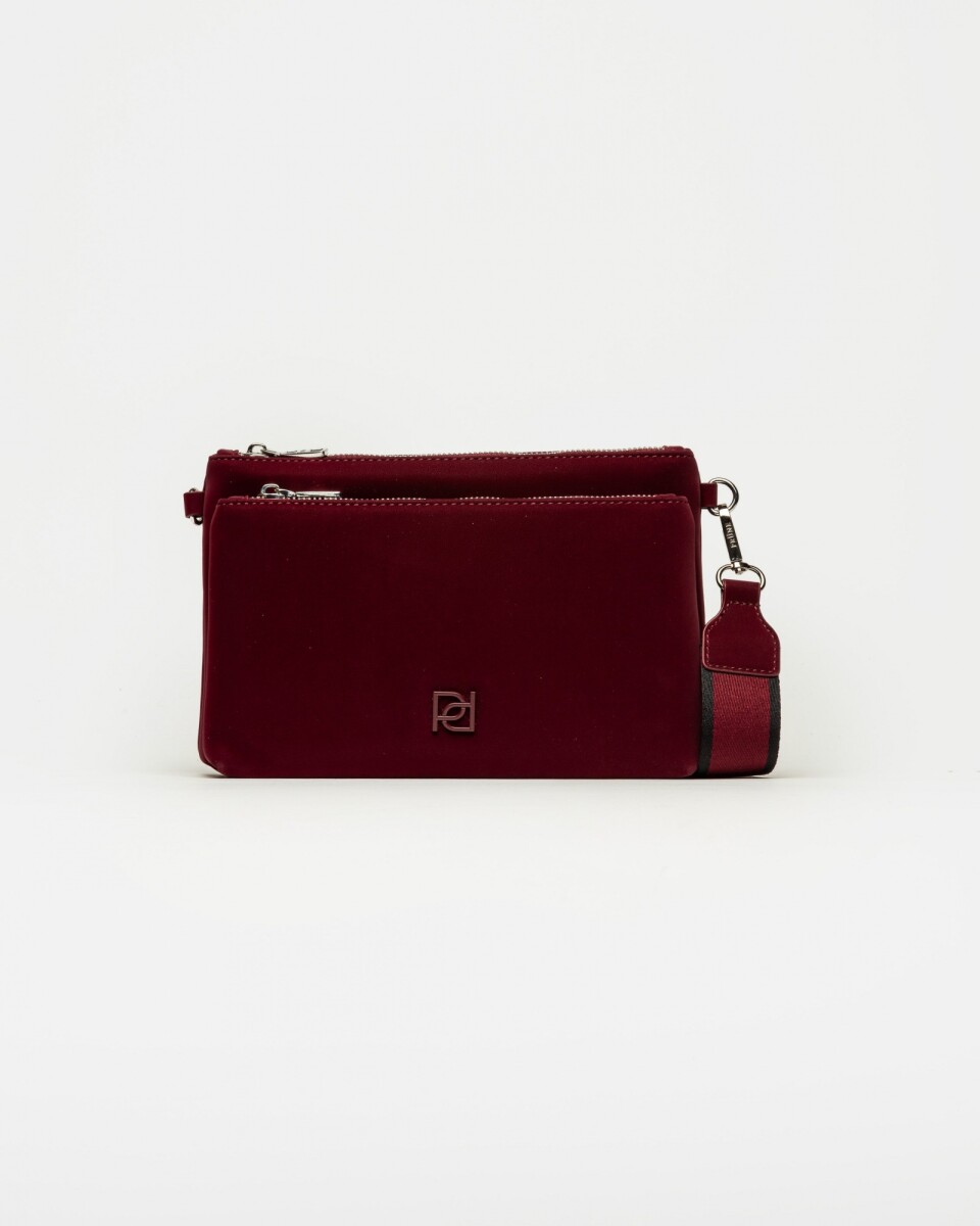 Bandolera Lily en gomato - Bordeaux 