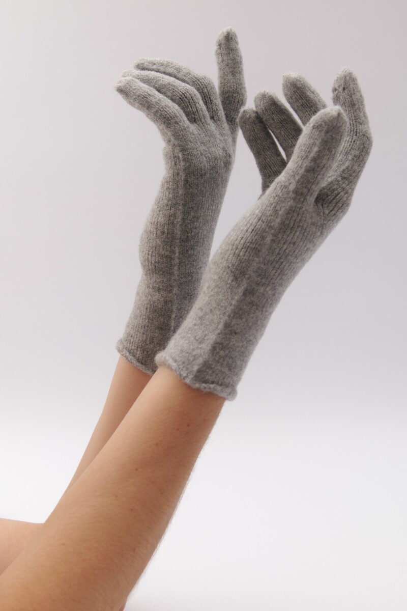 GUANTES TEJIDOS GRIS