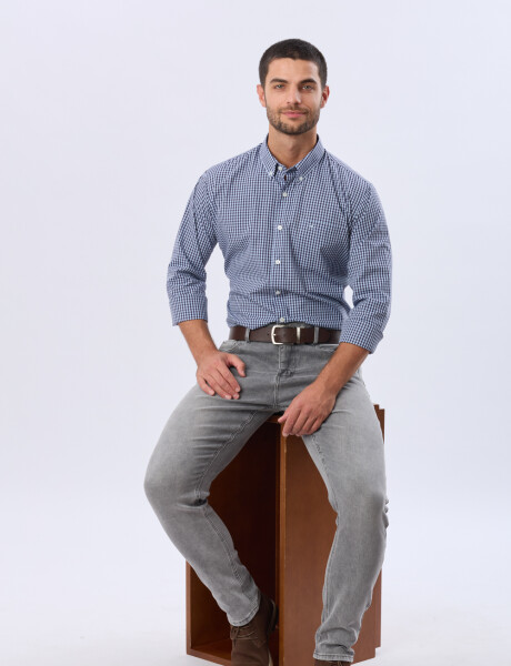 PANTALÓN DE JEAN SKINNY Gris