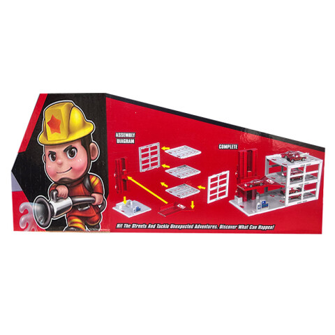 OUTLET Parking Bomberos c/ autos caja 43.5*32.5*6.5 cm Outlet Parking Bomberos C/ Autos Caja 43.5*32.5*6.5 Cm