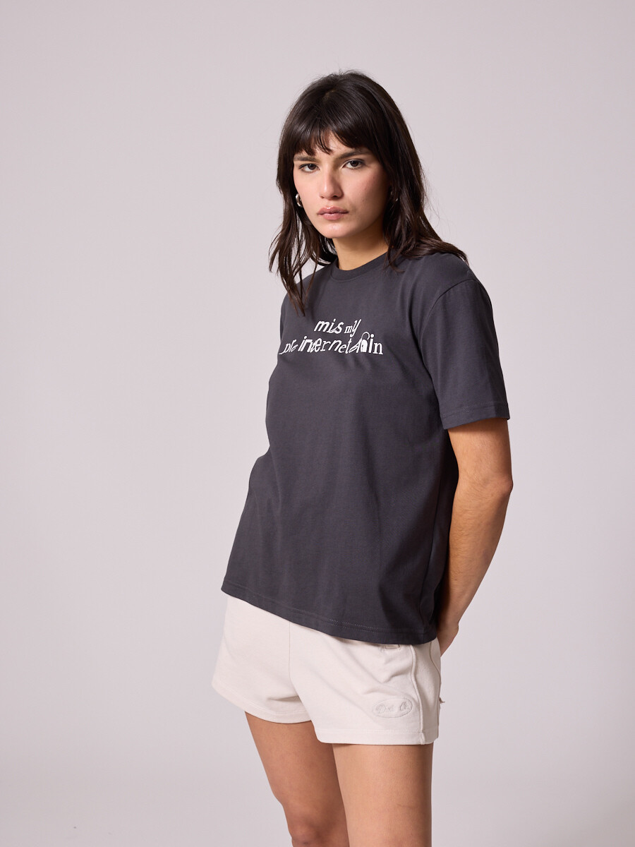 T-SHIRT JOEY DIXIE - Gris Oscuro 