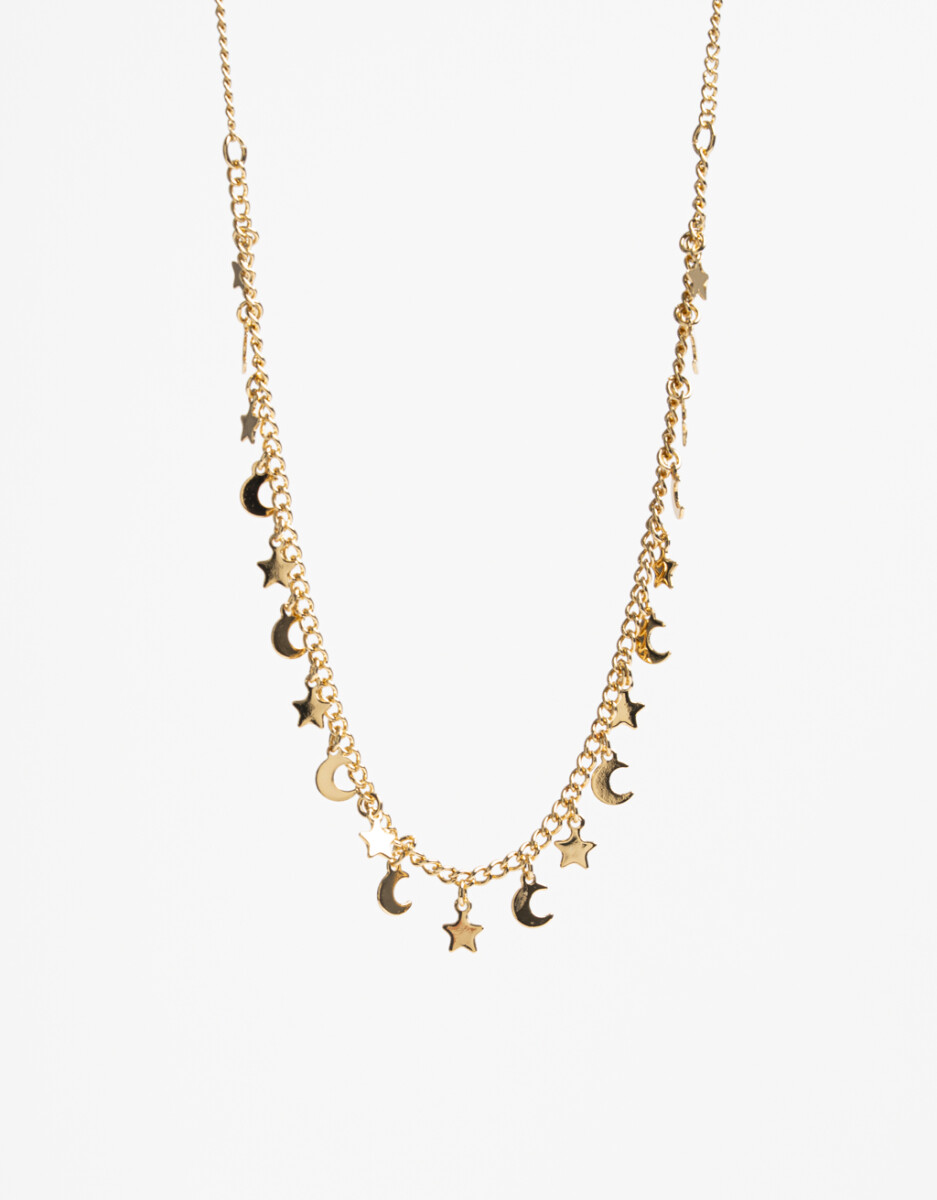 Collares Cortos Metal Estrellas 