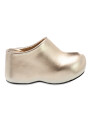ZUECO CLOGGIN METALLIC Oro