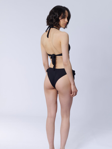 Bombacha bikini textura Negro